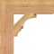 Ekena Millwork Balboa Block Smooth Bracket, Western Red Cedar, 3 1/2"W x 14"D x 14"H BKT04X14X14BOA05SWR - alternate 4